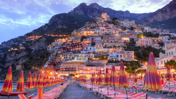 Positano on the Amalfi Coast.