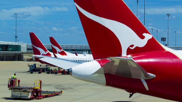 About 2000 litres of toxic chemicals leaked from a Qantas hangar.