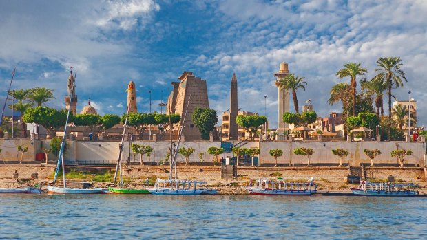 The River Nile at Luxor.