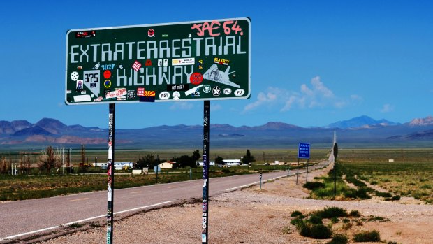 'Extraterrestrial Highway' in Nevada that runs near Area 51.