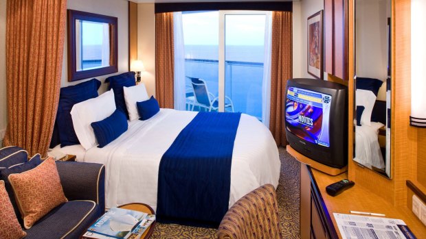When the line dancing proves too much, relax in a deluxe ocean view stateroom. 