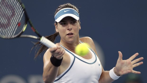 Ajla Tomljanovic went out quickly at the Brisbane International, losing to Carla Suarez Navarro in straight sets.