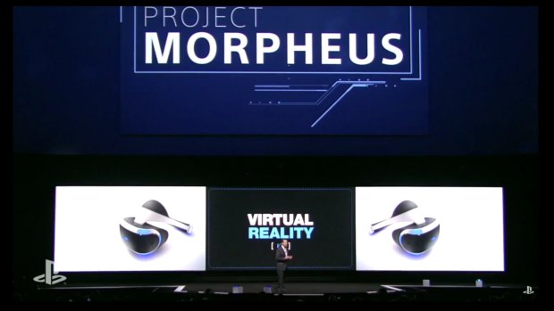 Sony Computer Entertainment CEO Andrew House talks about the Morpheus. Briefly.