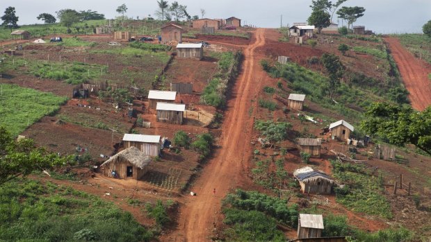 The squatter settlement called Nova Vitoria, in Parauapebas Brazil, in 2012. The torrid expansion of rain forest cities like Parauapebas is alarming scientists.