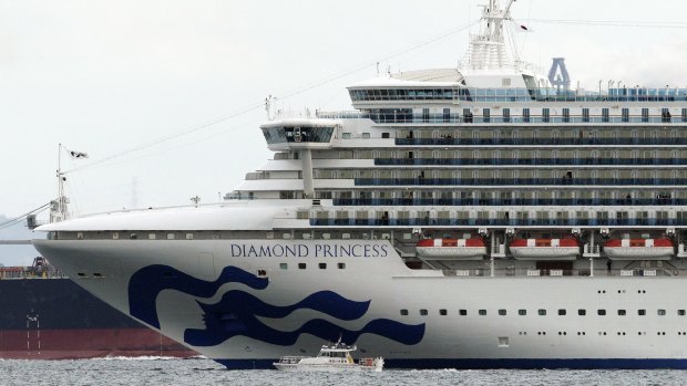 Passengers on board the Diamond Princess off Yokohama near Tokyo have been quarantined after a breakout of coronavirus.