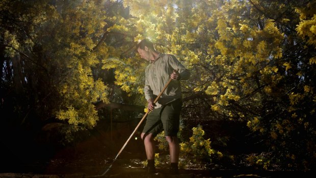 Dan Marges, a senior horticulturalist at the Australian National Botanical Gardens in Canberra.