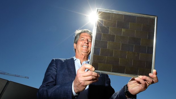 UNSW Professor Martin Green, who is leading a research project seeking to increase the amount of the sun's energy converted to electricity via solar panels.