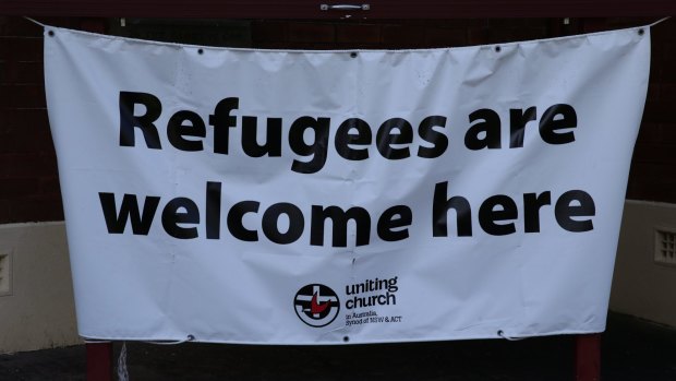 This sign was put up at Wesley Uniting church in East Maitland, New South Wales.