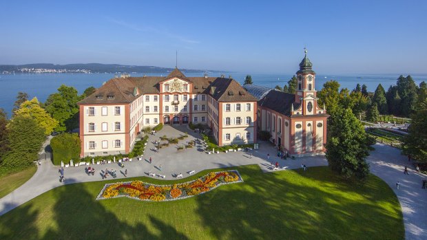 This 45-hectare island Mainau, joined by a bridge to the mainland near Konstanz, is devoted to gardens.