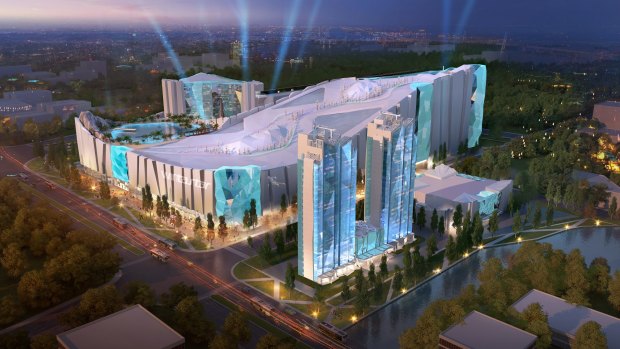 Wintastar Shanghai will be almost three times larger  than The UAE indoor ski resort, which was the largest in the world when it was built back in 2005.
