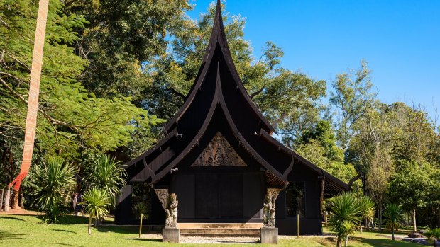 The Black House is an art park created by the late local artist Thawan Duchanee.