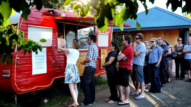 Brodburger has been attracting large queues since it opened, then as a caravan, in Bowen Park in 2009.
