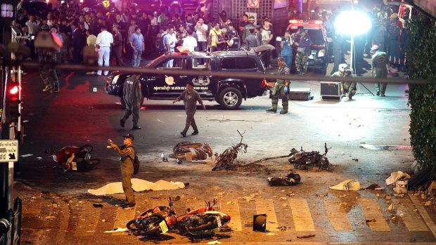 An attack on a shrine in central Bangkok in August 2015  killed 20 people and injured more than 120.