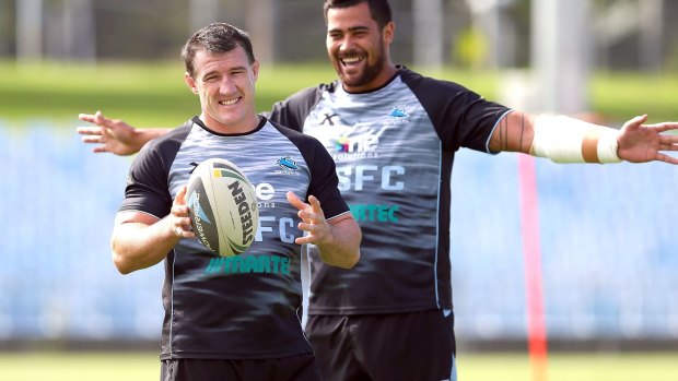 One in, one out: Paul Gallen will not back up from Origin but Andrew Fifita will be in action for the Sharks.