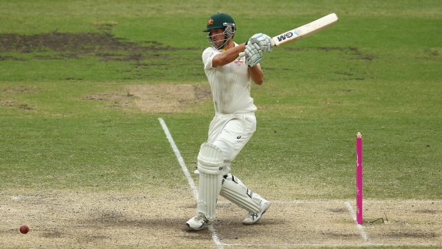 Unlucky omission: Joe Burns bats during day four of the Fourth Test between Australia and India at Sydney Cricket Ground on January 9, 2015.