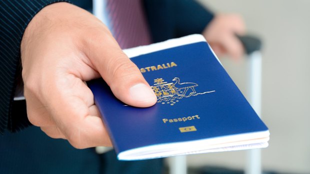 Man with Australian passport generic