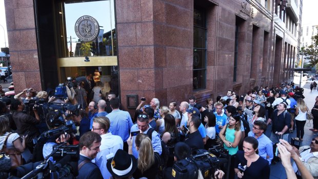Hundreds of people from all corners of life lined up for the reopening of Lindt Cafe.