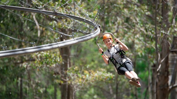 Riders on The Crazy Rider Xpress hit speeds of up to 50 kilometres per hour.