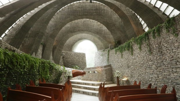 Stone church at Karuizawa, Japan.