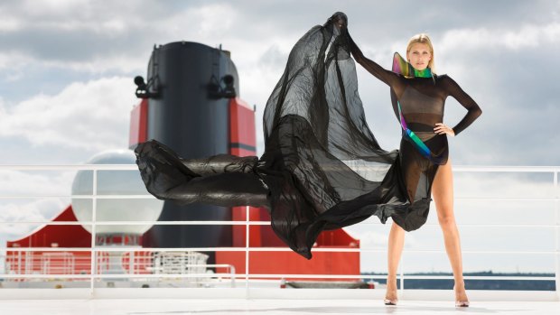 Queen Mary 2 provides the glamorous setting for Cunard's annual fashion fiesta.