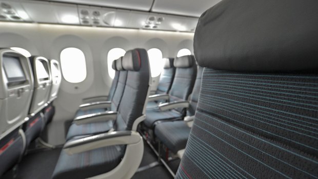 At just 17 inches wide and with just 30 inches of pitch, Air Canada's Dreamliner features some of the tightest economy seats of any international plane flying from Australia. 