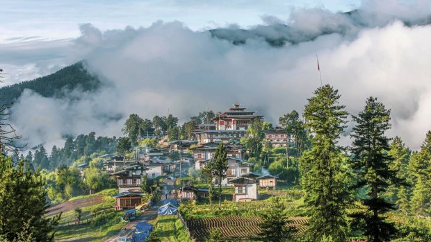 A village in Bhtan.