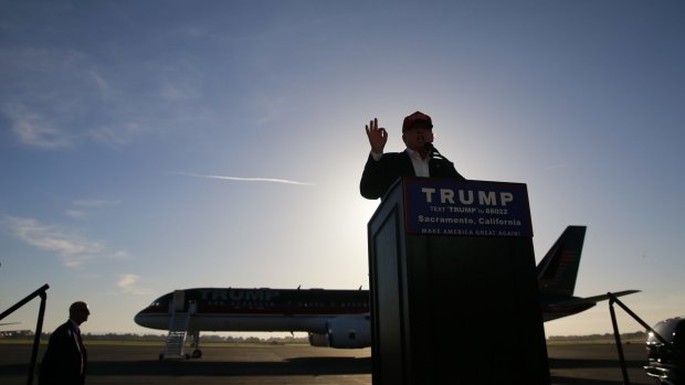 Republican presidential candidate Donald Trump brings a shadow to GOP.