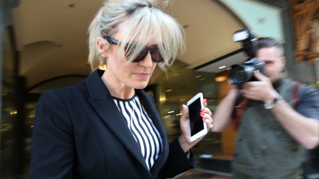 DPP Lawyer Lisa Munro leaves Downing Centre Local Court 