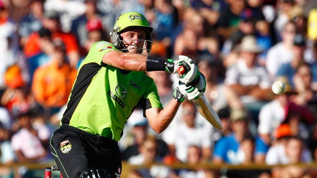 Thanks, but no thanks: Michael Hussey is happy to still be playing.