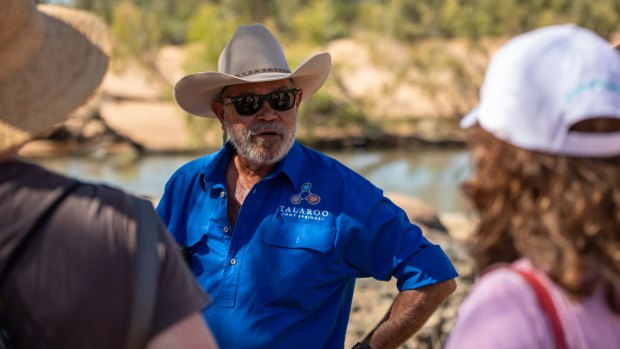 Jimmy "JR" Richards, Ewamian Elder, guide and cultural advisor.