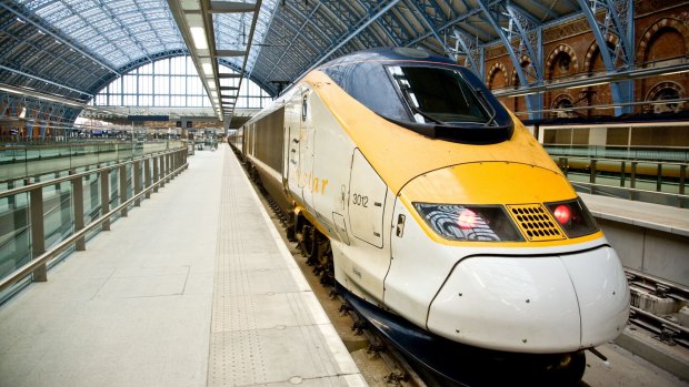 The sleekly modern high-speed e320 trains were introduced to the Eurostar routes in 2015.