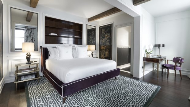 There are 29 individually designed rooms in seven categories.