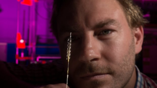 Biomedical engineer Nick Opie is part of the team working on the 'bionic spine'.