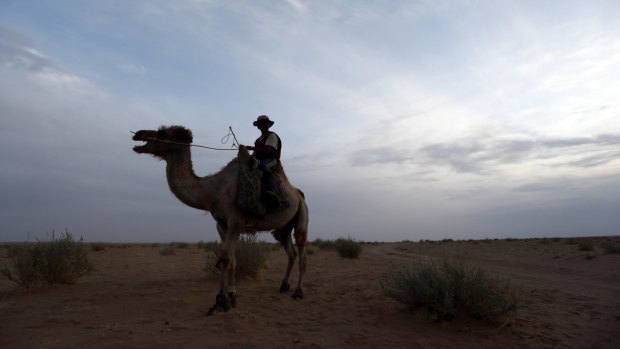 Oyu Tolgoi is in the South Gobi Desert where camel herders ply their trade.

