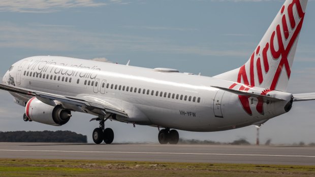 Virgin Australia flight VA781 to Cairns was the first to take off on Brisbane Airport's new runway earlier this month.