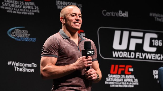 He's back: Former UFC welterweight champion Georges St-Pierre has signed a new fight agreement with the UFC.