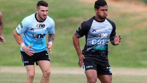 Time to shine: Ben Barba trains at Remondis Stadium.