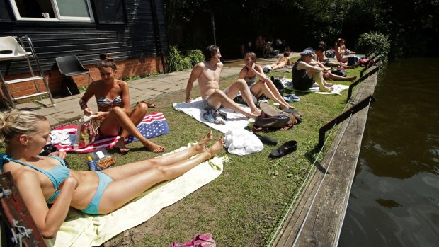 Hampstead Heath's mixed bathing pond: The one where bathers are required.