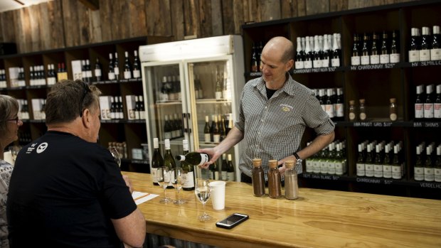 Nik Woodman at Tyrrell Wines in Pokolbin, Hunter Valley. Winemakers pour their heart and soul into their product, so don't be stingy with the compliments.