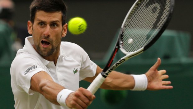 Novak Djokovic dismissed Adrian Mannarino in straight-sets.