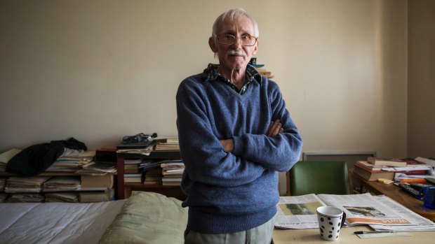 Peter Bowmar, 66, has lived in the Matavai tower for 14 years.