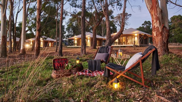 Go glamping at Olio Bello