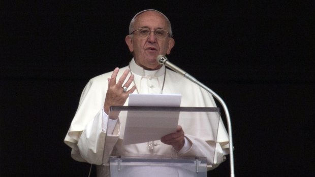 Pope Francis said many people had become cold hearted to tragedies facing humanity.