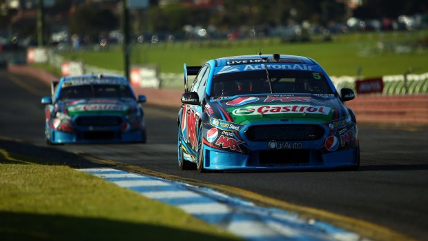 Triple tonne: Top speeds and lap records should fall at Mount Panorama this year as a result of technical tweaks. 