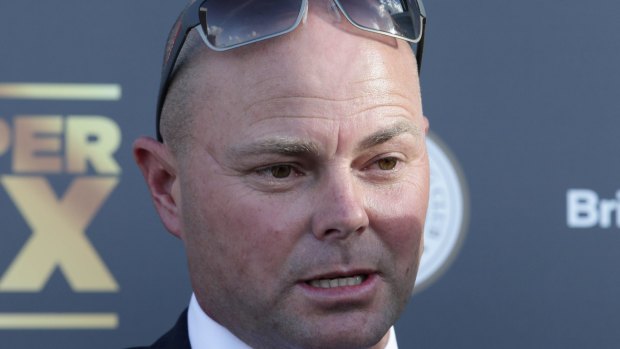 Happy camper: Trainer Matthew Dunn is feeling confident about Sunny Fame's chances in the Highway Handicap.