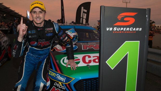 Mark Winterbottom after his victory on Sunday.