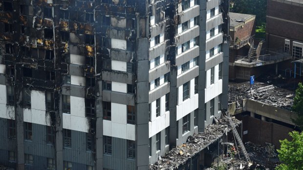The NSW government does not know how many buildings could be clad the material blamed for the London inferno. 