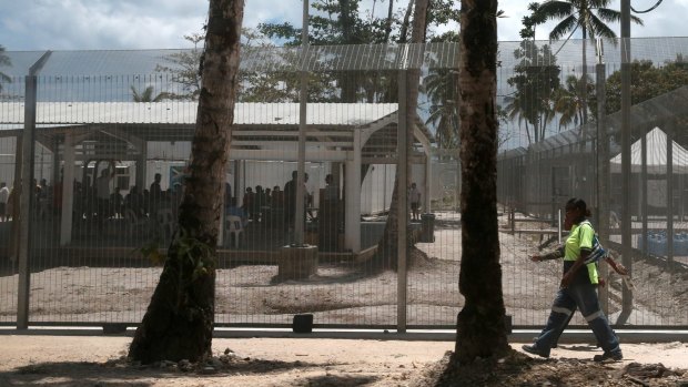 The offshore immigration detention centre on Manus Island. 