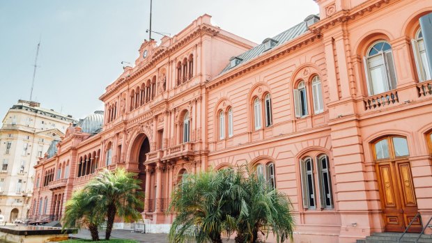 Casa Rosada (Pink House), presidential Palace in Buenos Aires.