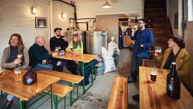 Calverley's Brewery and Taproom brews all its own beer on site.